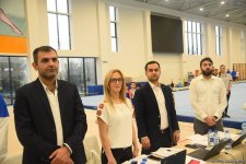 Bakıda batut və tamblinq üzrə Azərbaycan çempionatının yarışları keçirilir (FOTO)