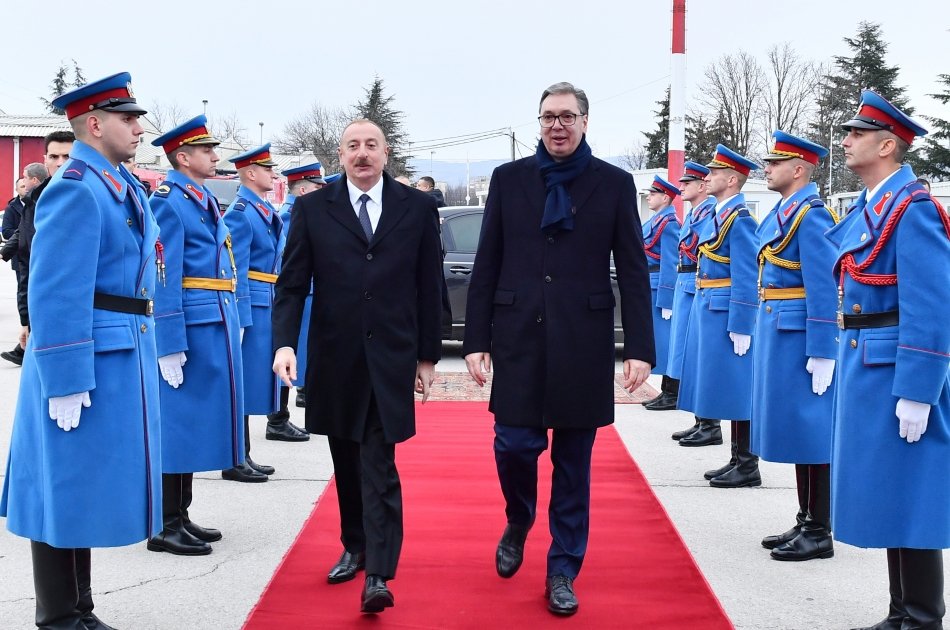 Prezident İlham Əliyevin Serbiyaya səfəri başa çatıb (FOTO)