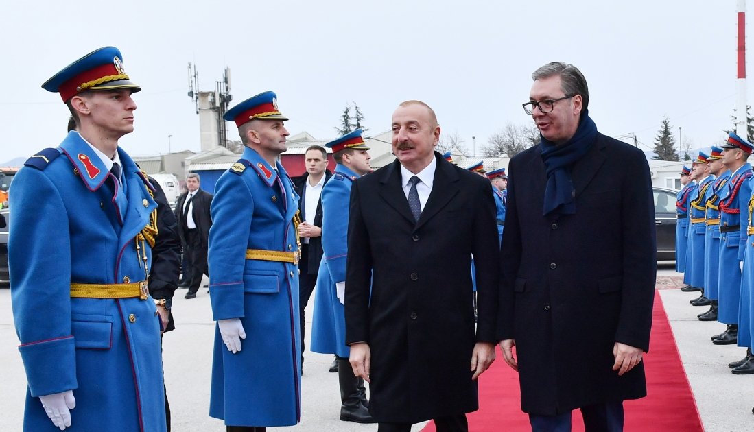Prezident İlham Əliyevin Serbiyaya səfəri başa çatıb (FOTO)