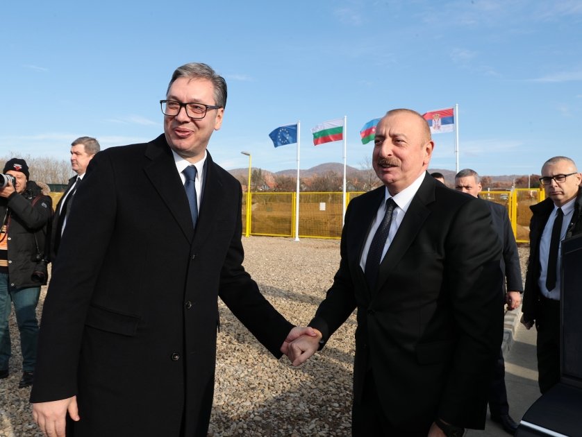 Prezident İlham Əliyev Serbiya-Bolqarıstan Qaz İnterkonnektorunun açılış mərasimində iştirak edib (YENİLƏNİB-5) (FOTO/VİDEO)