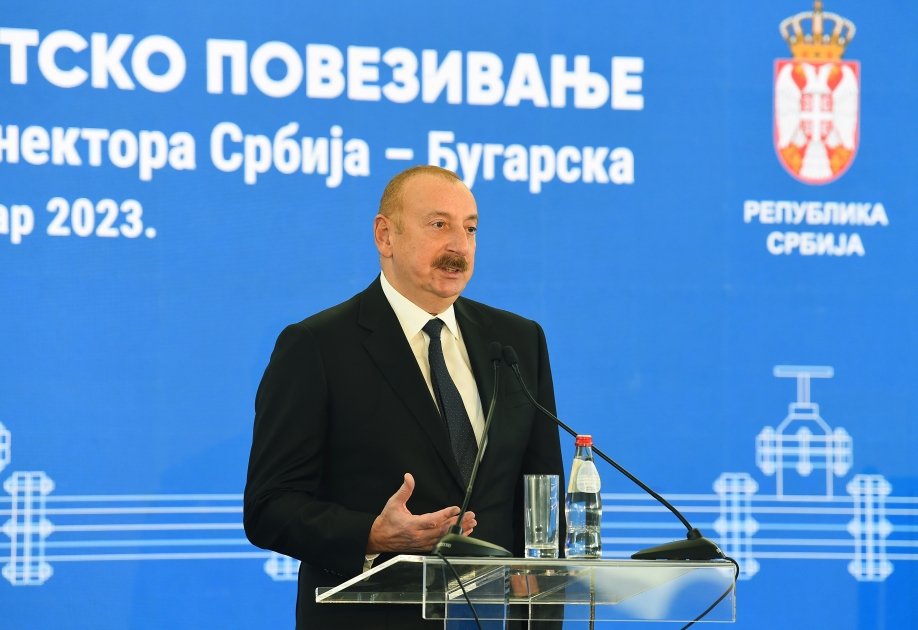 Prezident İlham Əliyev Serbiya-Bolqarıstan Qaz İnterkonnektorunun açılış mərasimində iştirak edib (YENİLƏNİB-5) (FOTO/VİDEO)