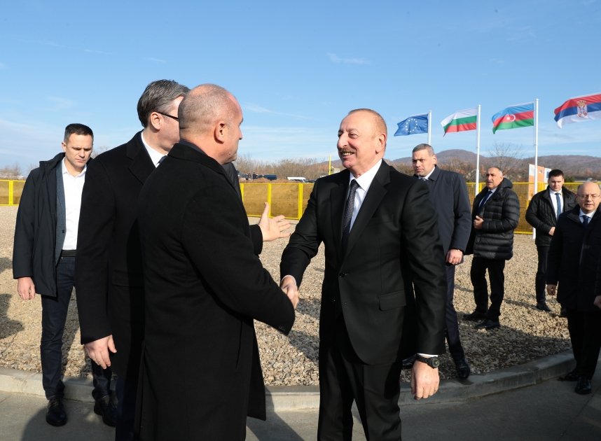 Prezident İlham Əliyev Serbiya-Bolqarıstan Qaz İnterkonnektorunun açılış mərasimində iştirak edib (YENİLƏNİB-5) (FOTO/VİDEO)