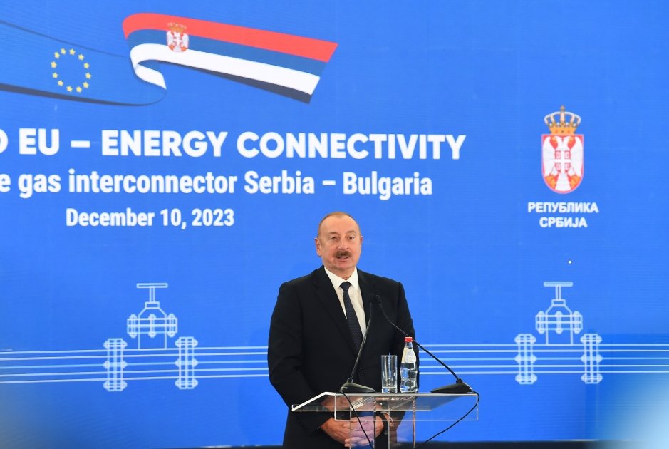 Prezident İlham Əliyev Serbiyada ölkəmizin enerji sahəsində gələcək planları barədə məlumat verib