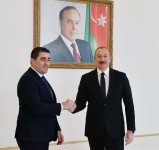 Prezident İlham Əliyev Gürcüstan parlamenti sədrinin başçılıq etdiyi nümayəndə heyətini qəbul edib (FOTO)