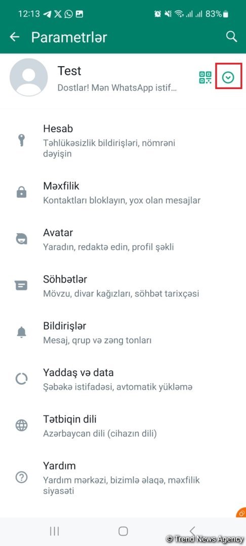 “WhatsApp”a bir və daha artıq hesabı necə əlavə etmək olar? (FOTO)