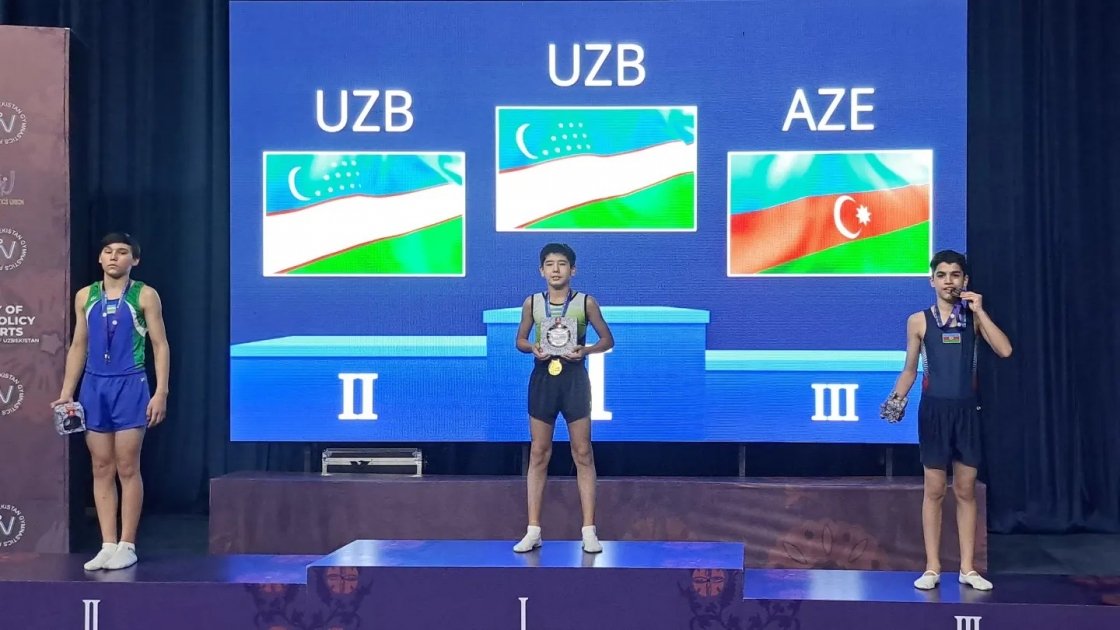 Azərbaycan gimnastları beynəlxalq turnirdə növbəti medalları qazanıblar (FOTO)
