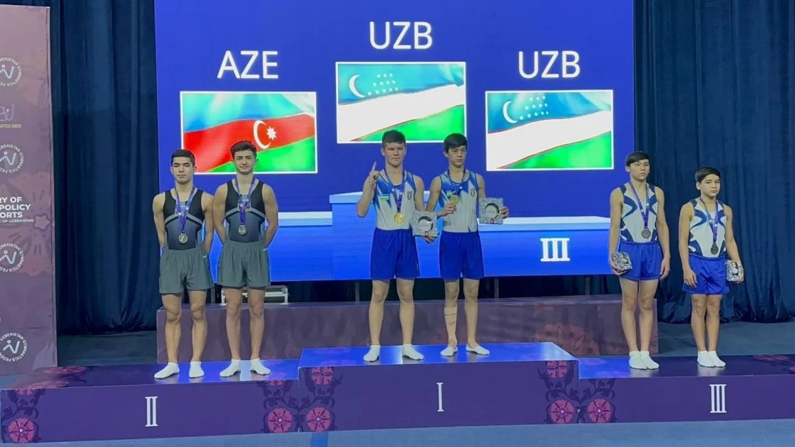 Azərbaycan gimnastları beynəlxalq turnirdə növbəti medalları qazanıblar (FOTO)