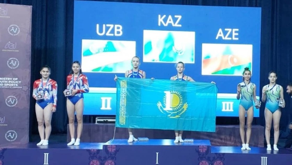 Azərbaycan gimnastları beynəlxalq turnirdə növbəti medalları qazanıblar (FOTO)