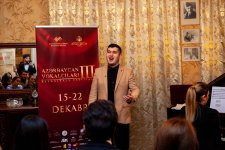 III Beynəlxalq Festivalda "Yeni vokal əsərlər"in təqdimatı oldu (FOTO/VİDEO)