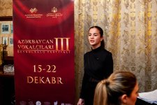 III Beynəlxalq Festivalda "Yeni vokal əsərlər"in təqdimatı oldu (FOTO/VİDEO)