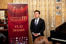 III Beynəlxalq Festivalda "Yeni vokal əsərlər"in təqdimatı oldu (FOTO/VİDEO)