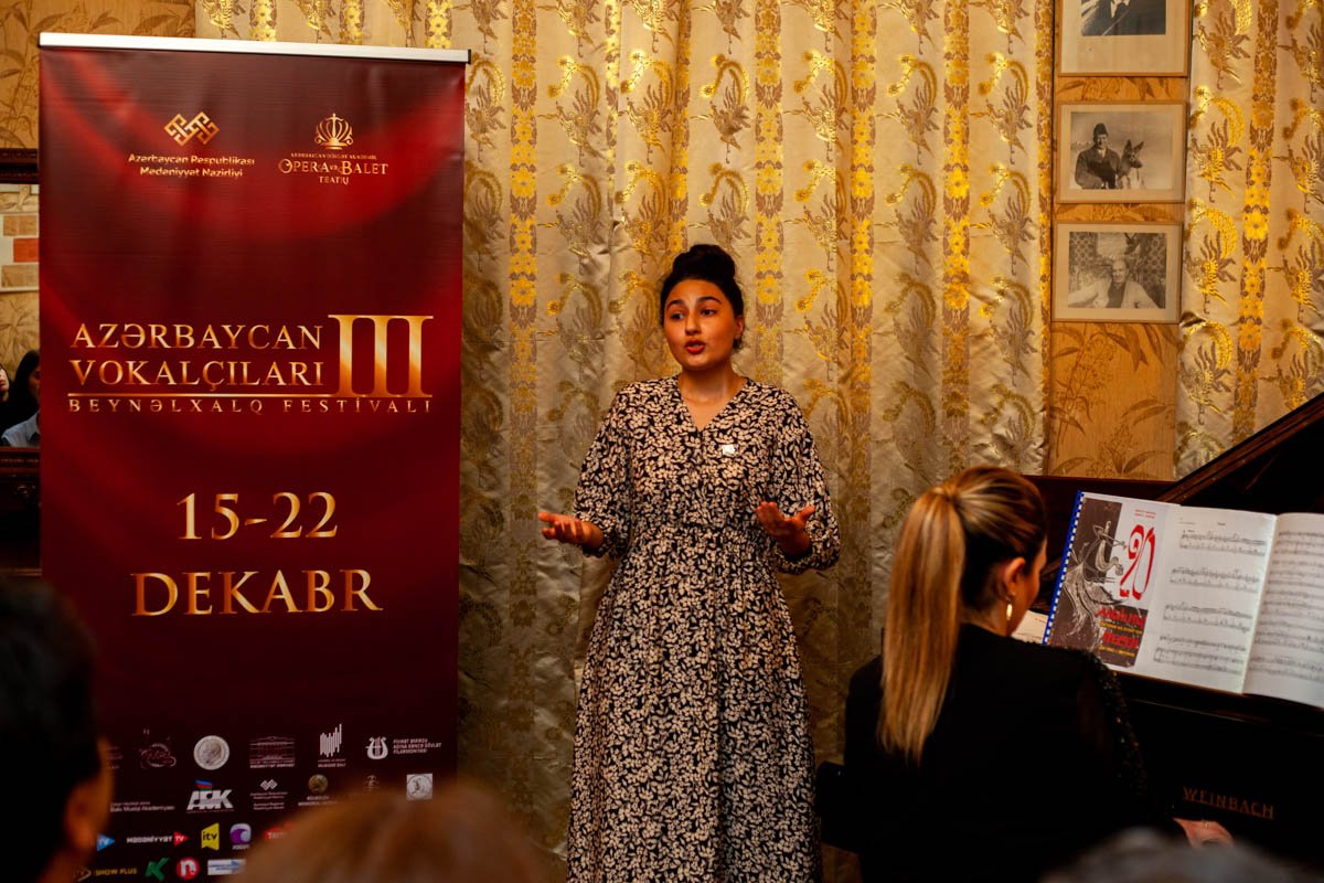 III Beynəlxalq Festivalda "Yeni vokal əsərlər"in təqdimatı oldu (FOTO/VİDEO)