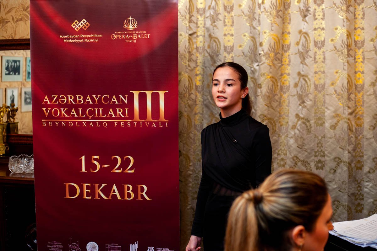 III Beynəlxalq Festivalda "Yeni vokal əsərlər"in təqdimatı oldu (FOTO/VİDEO)