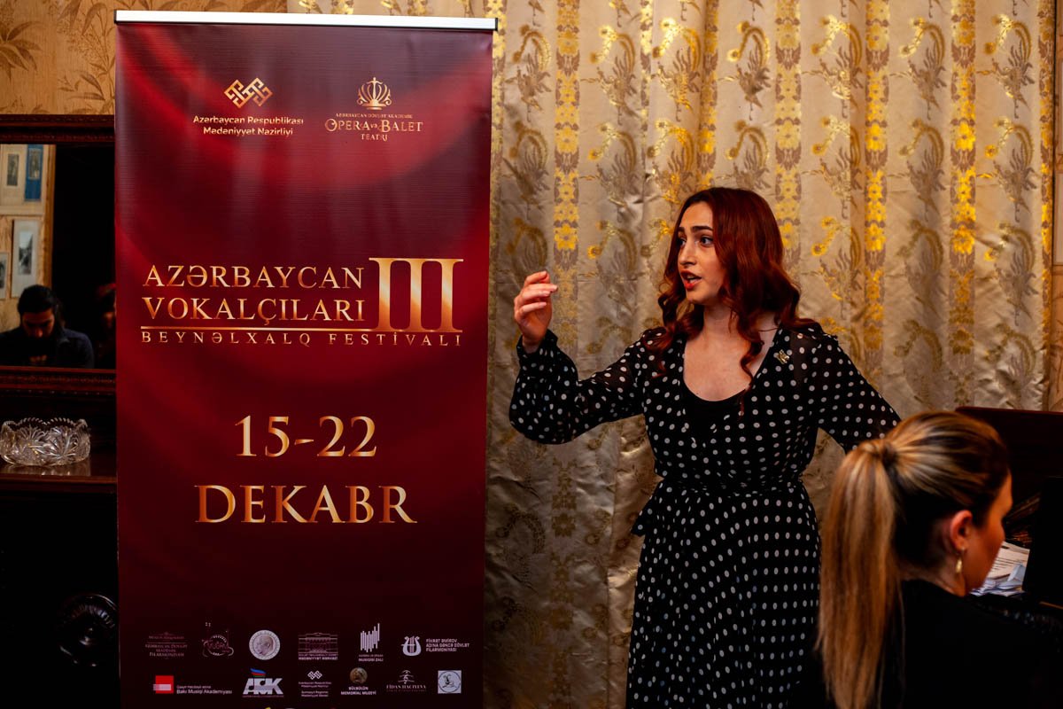 III Beynəlxalq Festivalda "Yeni vokal əsərlər"in təqdimatı oldu (FOTO/VİDEO)