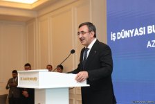 Bakıda Türkiyənin vitse-prezidentinin iştirakı ilə “İş dünyasının görüşü” adlı tədbir keçirilib (FOTO)