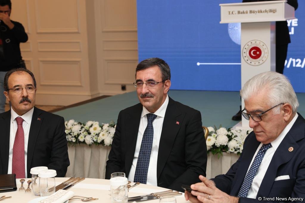 Bakıda Türkiyənin vitse-prezidentinin iştirakı ilə “İş dünyasının görüşü” adlı tədbir keçirilib (FOTO)