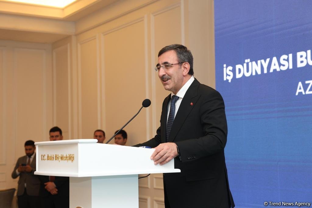 Bakıda Türkiyənin vitse-prezidentinin iştirakı ilə “İş dünyasının görüşü” adlı tədbir keçirilib (FOTO)