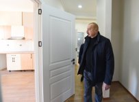 Prezident İlham Əliyev Şuşada 23 binadan ibarət ilk yaşayış kompleksində aparılan tikinti işlərinin gedişi ilə tanış olub (FOTO/VİDEO) (YENİLƏNİB)