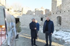 Prezident İlham Əliyev Şuşada Aşağı Gövhər Ağa məscidində aparılan bərpa işləri ilə tanış olub (FOTO/VİDEO) (YENİLƏNİB)