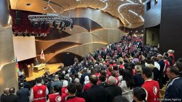 Azərbaycan Qızıl Aypara Cəmiyyətinin növbədənkənar XXVI Baş Məclisi  keçirilib (FOTO) (YENİLƏNİB)