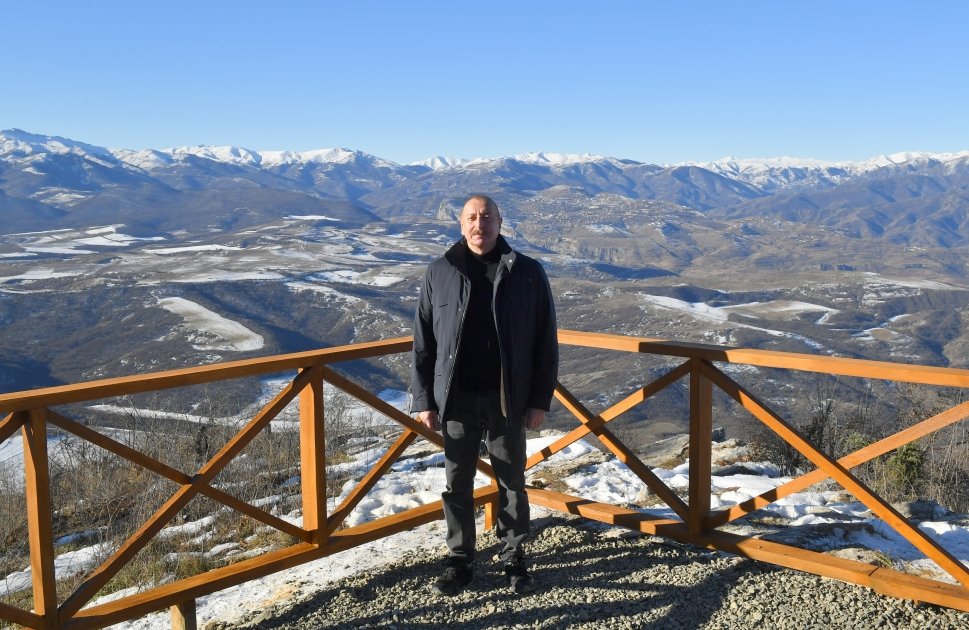 Prezident İlham Əliyev Xocalı rayonunun Dağdağan kəndində olub (FOTO/VİDEO) (YENİLƏNİB)