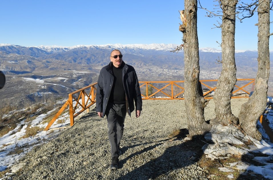 Prezident İlham Əliyev Xocalı rayonunun Dağdağan kəndində olub (FOTO/VİDEO) (YENİLƏNİB)