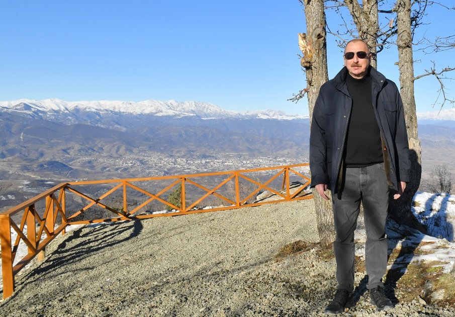 Prezident İlham Əliyev Xocalı rayonunun Dağdağan kəndində olub (FOTO/VİDEO) (YENİLƏNİB)