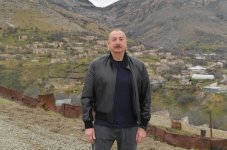 Prezident İlham Əliyev Xocalı rayonunun Pirlər kəndində olub (FOTO/VİDEO)