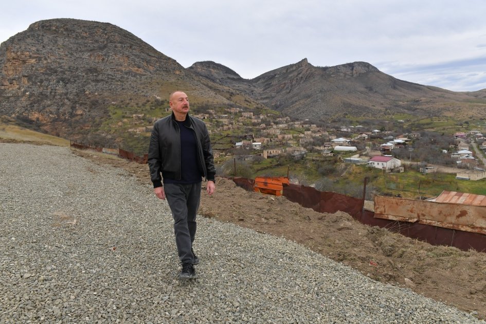 Prezident İlham Əliyev Xocalı rayonunun Pirlər kəndində olub (FOTO/VİDEO)
