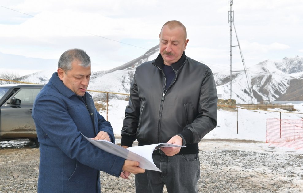 Prezident İlham Əliyev Şuşa rayonunun Turşsu qəsəbəsində olub (FOTO/VİDEO) (YENİLƏNİB)