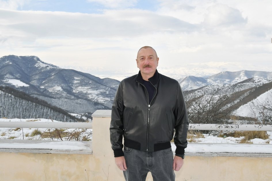 Prezident İlham Əliyev Şuşa rayonunun Turşsu qəsəbəsində olub (FOTO/VİDEO) (YENİLƏNİB)
