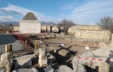 Prezident İlham Əliyev və Birinci xanım Mehriban Əliyeva Ağdamda “İmarət” Kompleksində aparılan bərpa işləri ilə tanış olublar (FOTO/VIDEO)