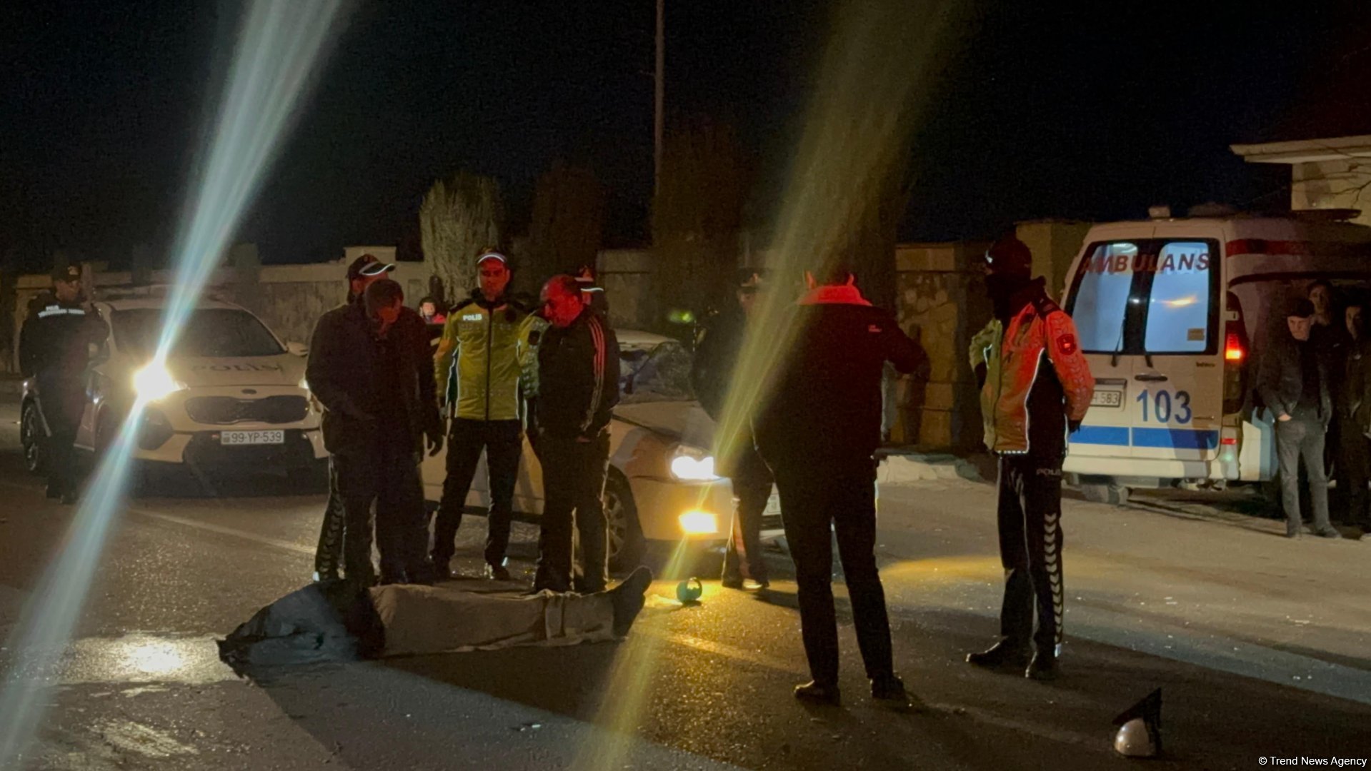 Ağdamda AĞIR QƏZA: avtomobil piyadanı vurub ÖLDÜRDÜ (FOTO)