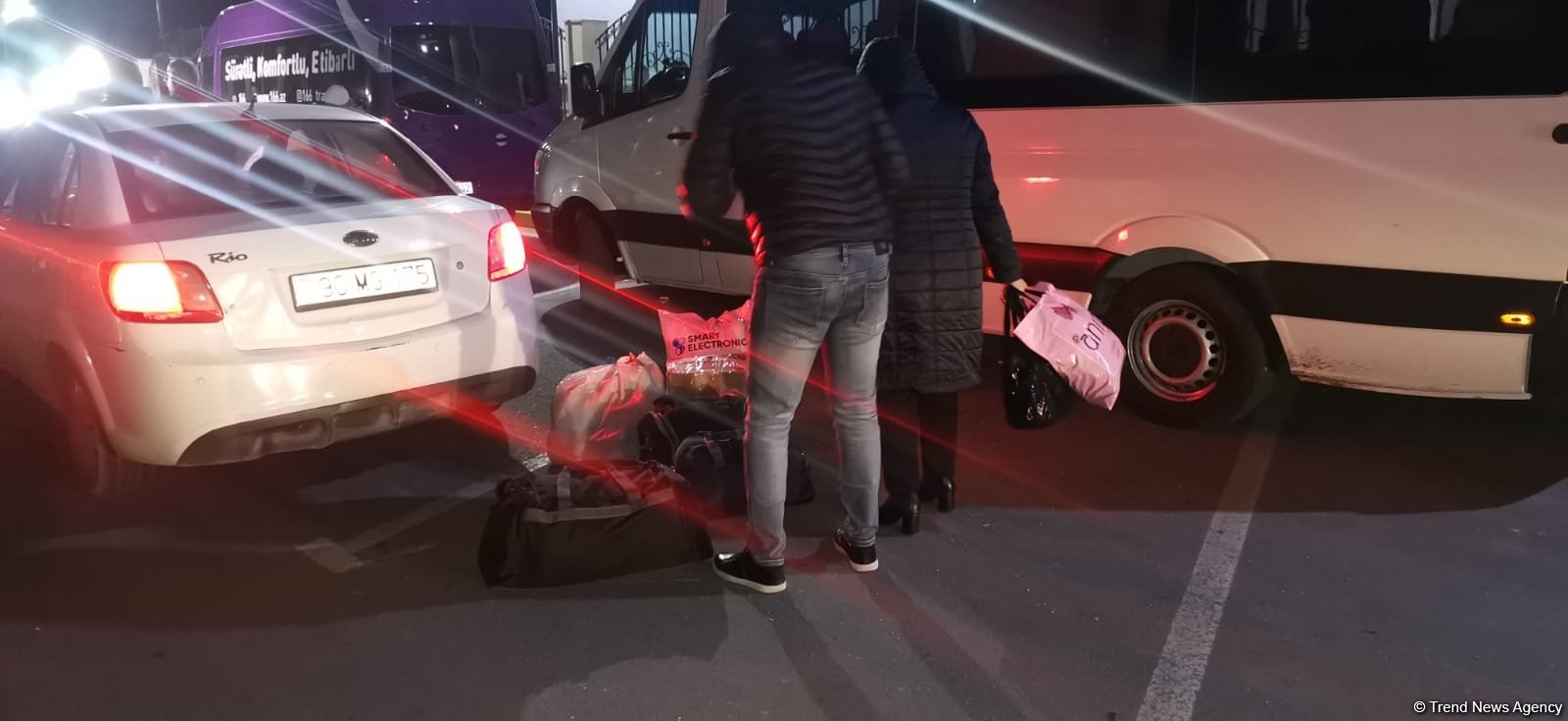 Laçın şəhərinə növbəti köç karvanı yola düşüb (FOTO)
