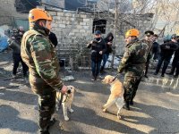 Bakıda mebel sexindəki yanğın söndürüldü (FOTO/VİDEO) (YENİLƏNİB)