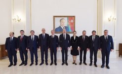 Prezident İlham Əliyev Hulusi Akarın rəhbərlik etdiyi nümayəndə heyətini qəbul edib (FOTO/VİDEO) (YENİLƏNİB)