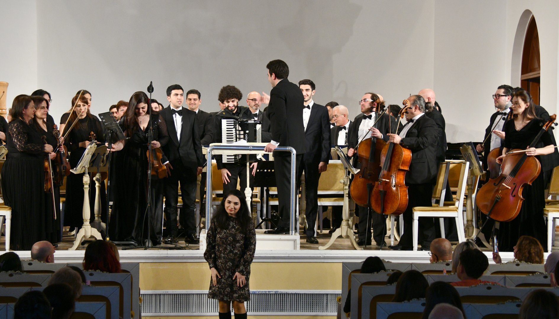 Filarmoniyada "Gəncliyin səsi" festivalı çərçivəsində gənc bəstəkarların diplom işlərindən ibarət konsert keçirilib (FOTO)