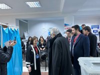 Türkiyəli deputatlar seçkilərin gedişini izləyirlər - Seçicilərin fəallığı nəzərə çarpır (FOTO/VİDEO)