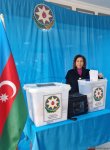 Bahar Muradova səs verdi (FOTO)