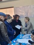 Bahar Muradova səs verdi (FOTO)