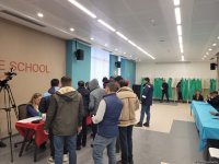 Füzulidə seçki prosesi davam edir (FOTO)