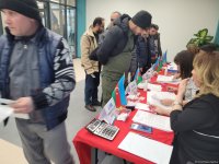Füzulidə seçki prosesi davam edir (FOTO)
