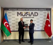 TBMM üzvləri MÜSİAD Azərbaycan ofisini ziyarət edib (FOTO)