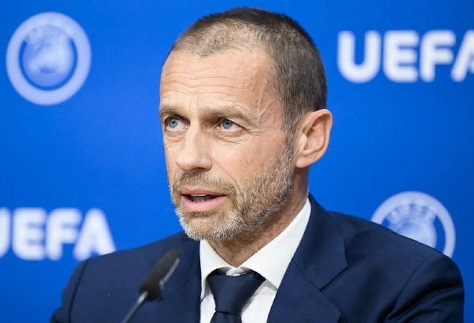 UEFA prezidenti Prezident İlham Əliyevə təbrik məktubu göndərib