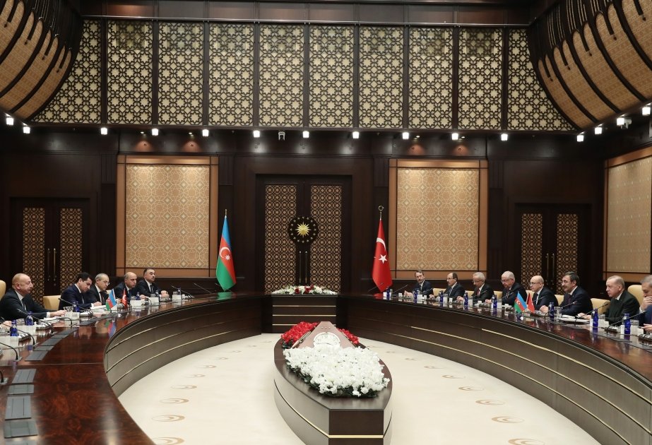 Prezident İlham Əliyevin və Rəcəb Tayyib Ərdoğanın geniş tərkibdə görüşü olub (FOTO/VİDEO) (YENİLƏNİB)