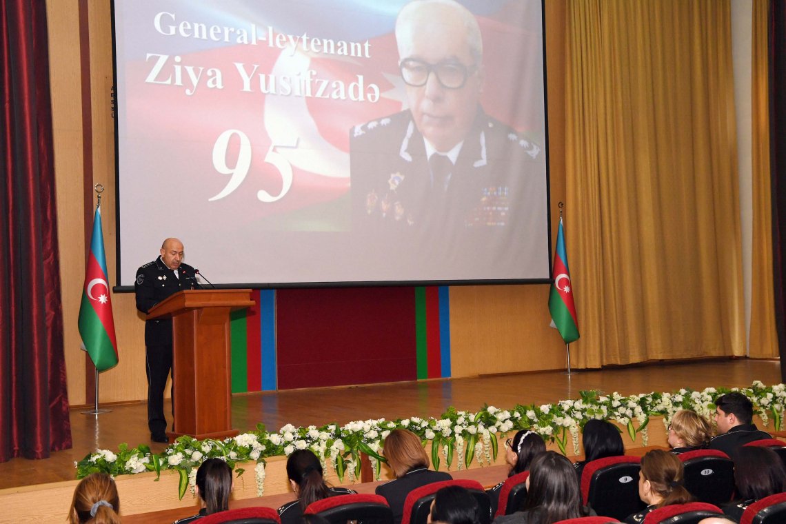 DTX-nin Akademiyasında general-leytenant Ziya Yusif-zadənin 95 illik yubileyinə həsr olunmuş tədbir keçirilib