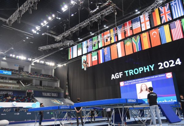 Batut gimnastikası və tamblinq üzrə Dünya Kubokunun final gününə start verilib (FOTO)