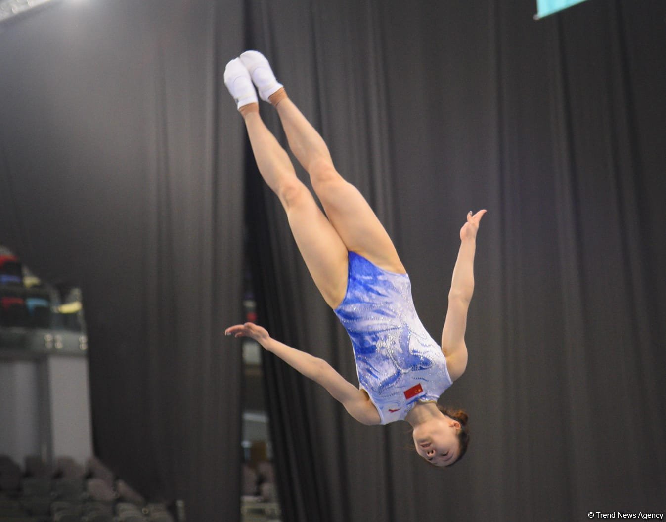 Batut gimnastikası və tamblinq üzrə Dünya Kubokunun final gününə start verilib (FOTO)