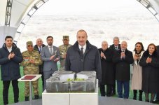 Prezident İlham Əliyev Xocalıda soyqırımı memorialının təməlini qoyub və rayon ictimaiyyətinin nümayəndələri ilə görüşüb (YENİLƏNİB) (FOTO/VİDEO)
