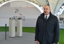 Prezident İlham Əliyev Xocalıda soyqırımı memorialının təməlini qoyub və rayon ictimaiyyətinin nümayəndələri ilə görüşüb (YENİLƏNİB) (FOTO/VİDEO)